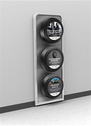 Chevrolet 3-Tire Wall-Mounted In-Lane Display